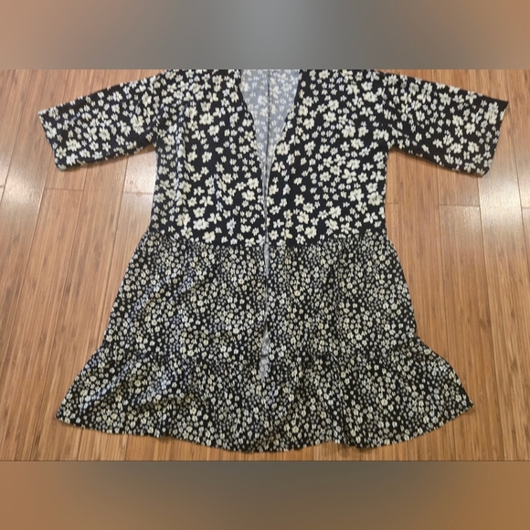 NWOT Maurices Floral Black and White Jacket - Picture 2 of 9